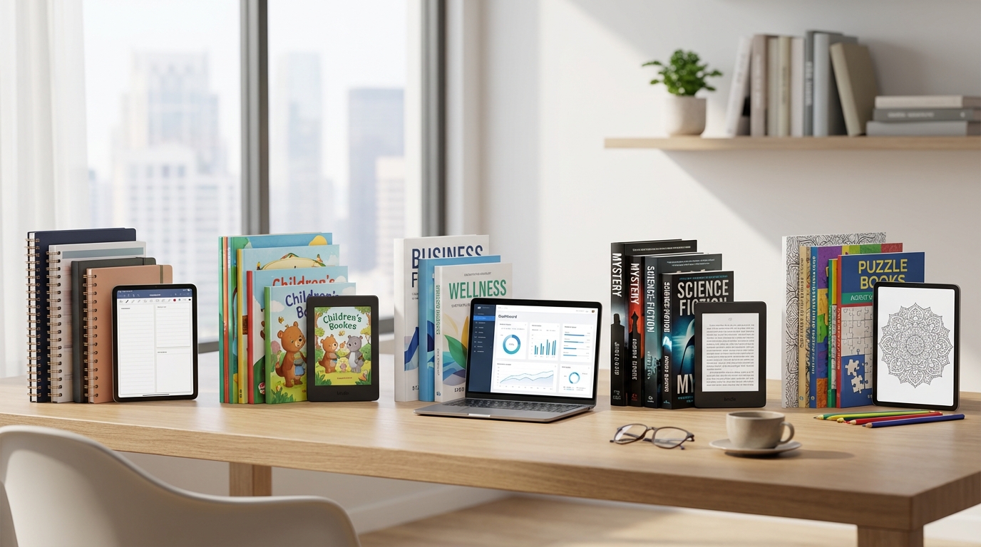 Amazon KDP rentable - Les 5 Niches Rentables à Exploiter sur Amazon KDP en 2026