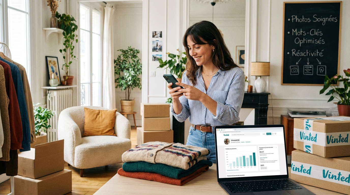 12 Astuces Vinted Pour Vendre 3X Plus Vite en 2026 (Guide Expert) - illustration