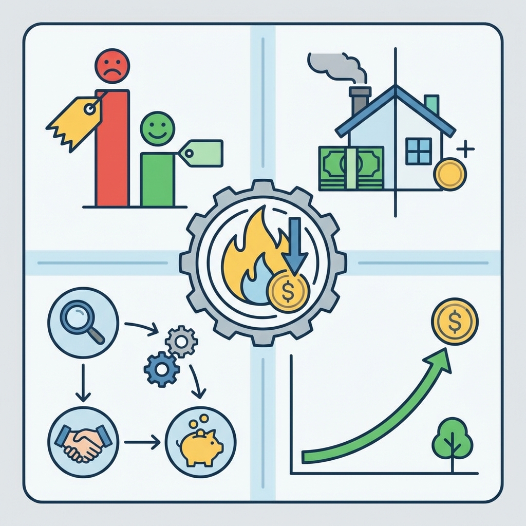 Infographie gaz moins cher